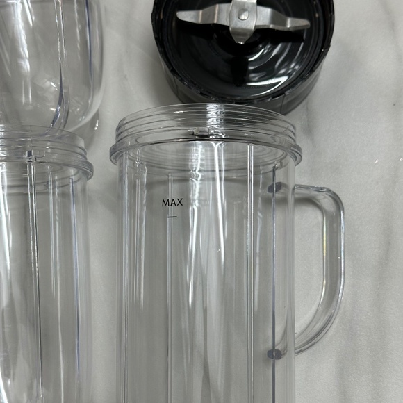 LVAINIT 4-piece MB Blender Replacement Set - 22oz Tall Mug Cup,  16oz Cup, 12oz - Picture 3 of 6